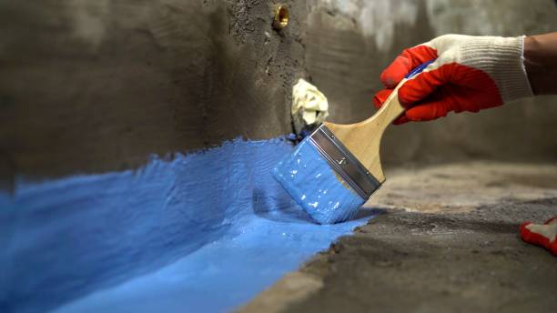 Commercial Waterproofing project at a South Saint Paul, MN business property by SJ Waterproofing Pros